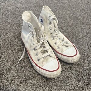 Converse White High-Top Sneakers